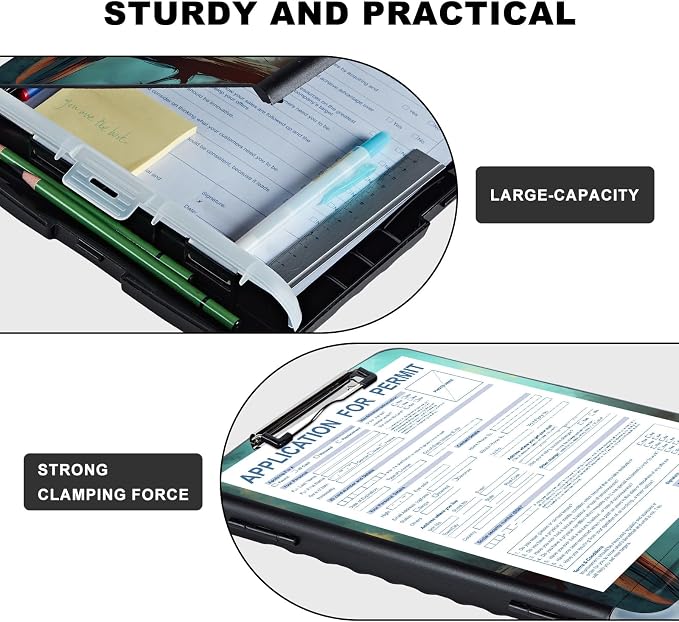 Heavy Duty Plastic Clipboard - Image 3