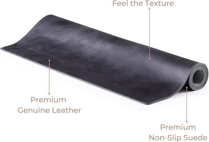 Node Leather - Leather Desk Mat - Executive Real Leather Desk Pad - Genuine - Image 4