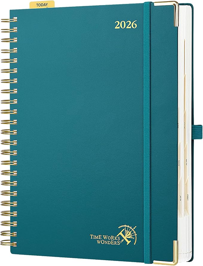 POPRUN 2026 Daily Planner One Page A Day -, Agenda 2026 Hourly Appointment Book by POPRUN