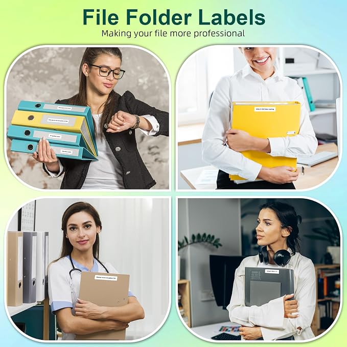 Labelife Compatible File Folder Labels 9/16" x 3-7/16" Replace - Image 6