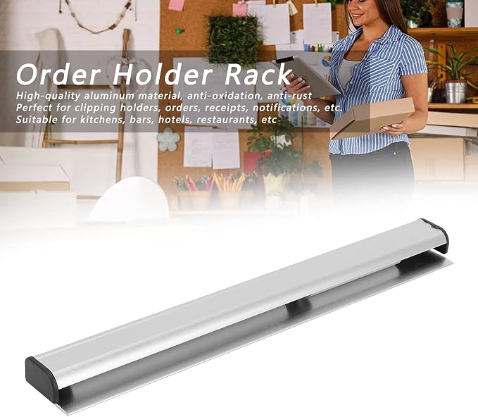 8.3 inch Restaurant Ticket Holder, Aluminum Ticket Rack Receipt Holder Spike - Image 7