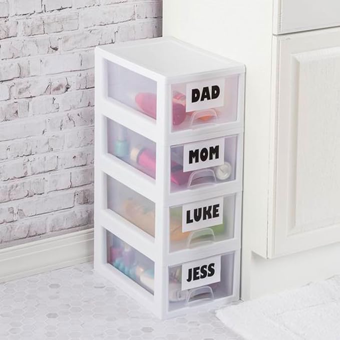 Sterilite 24-Pack 6 Quart Stacking Drawer, Accessories, Craft Supplies - Image 6