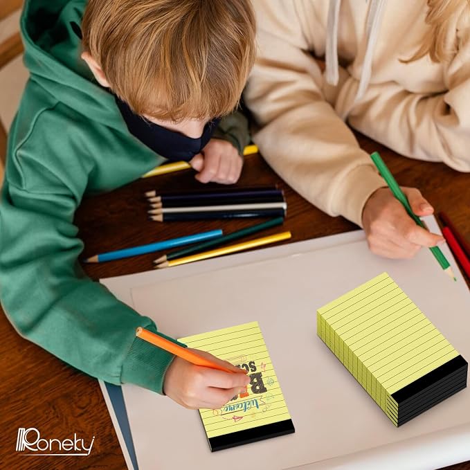 8 Pack Small Note Pads 3x5 In, College Ruled 3 x 5'' Notepads Server Note Pads - Image 5
