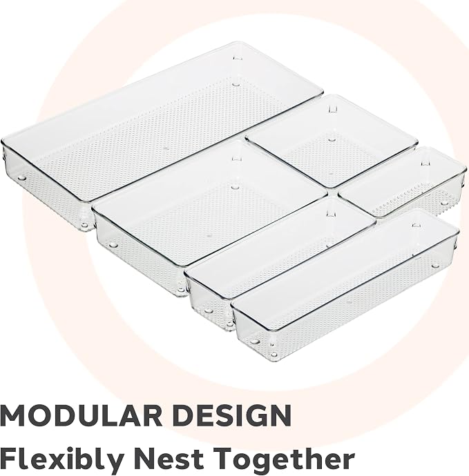Oggi Clear Drawer Organizer - Image 3