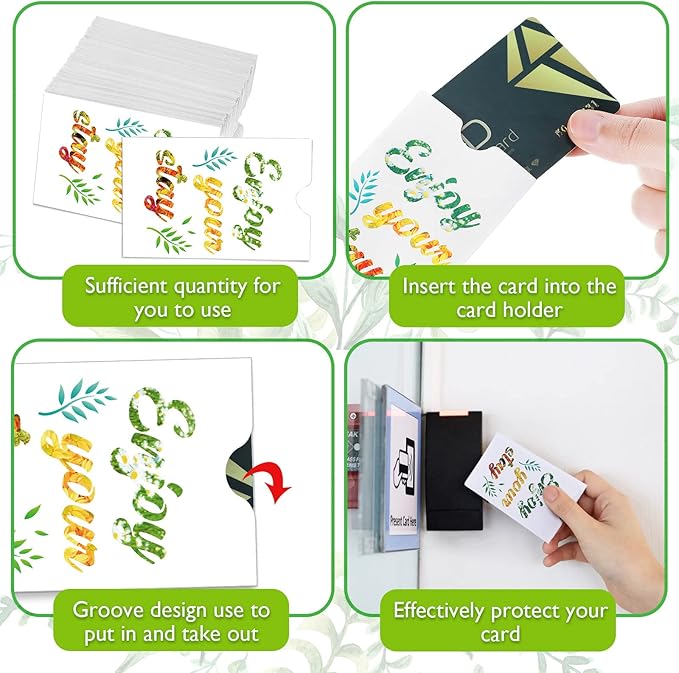 Qeeenar 2000 Pcs Envelopes Hotel Key Card Holder Sleeves Credit Sleeve Gift - Image 5