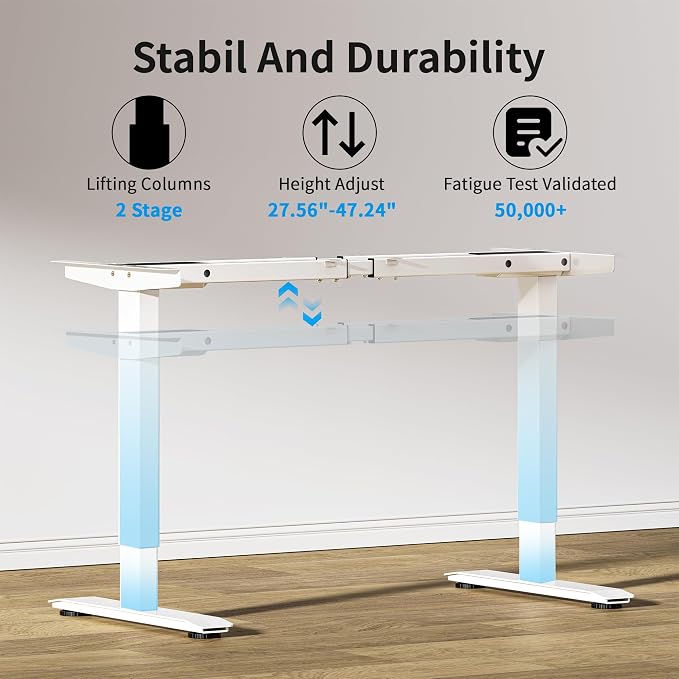BIZUM Dual Motor Electric Standing Desk Frame - Image 4