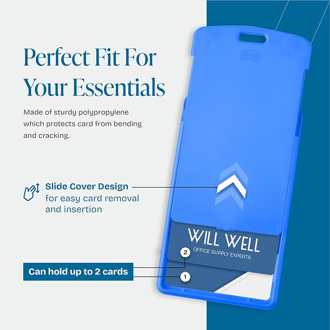 Will Well Vertical Sliding Badge Holder - Image 5