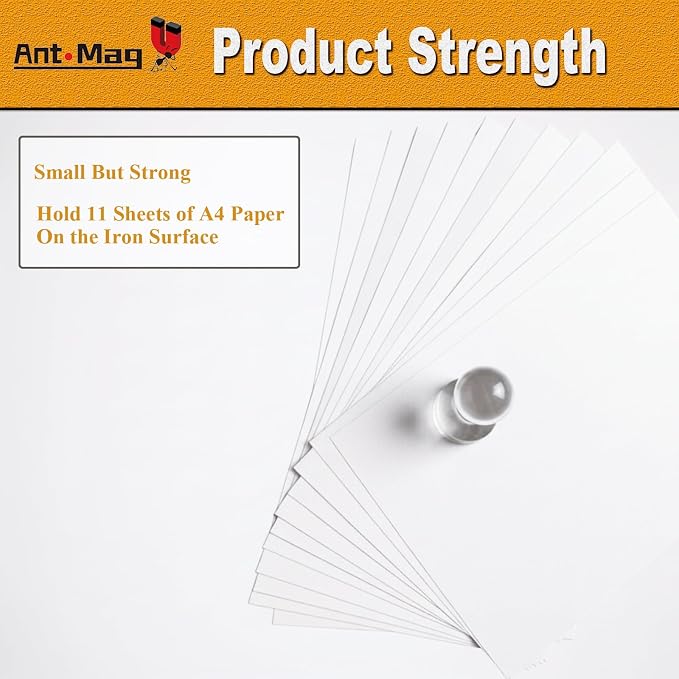 Ant Mag Magnetic Push Pins, 72 Pack Strong Whiteboard Magnets - Image 3