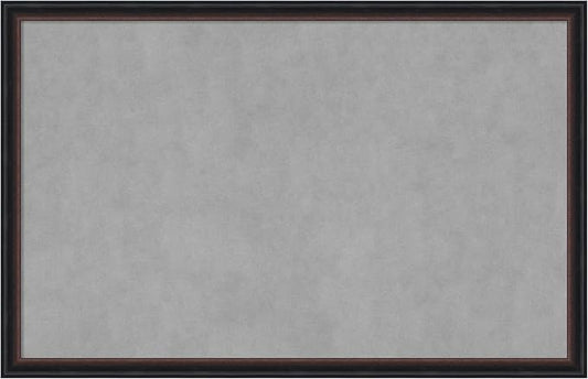 Amanti Art Black Framed Magnetic Board 22x34 Large Vision Board by AmantiArt
