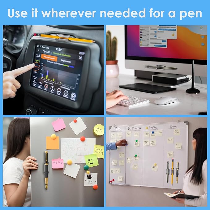 VZZNN 20 PCS Adhesive Pencil Holders - Image 4