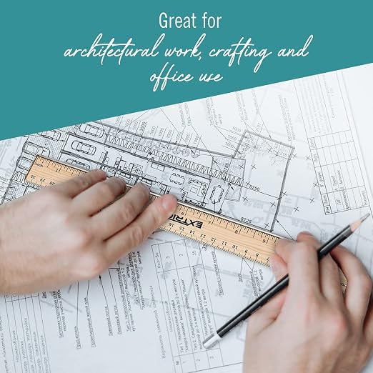 Rulers 24 Pack - Rulers 12 Inch, Wood Ruler - Image 7