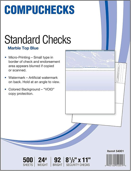 Compuchecks Check on Top Blank Check Paper by Compuchecks