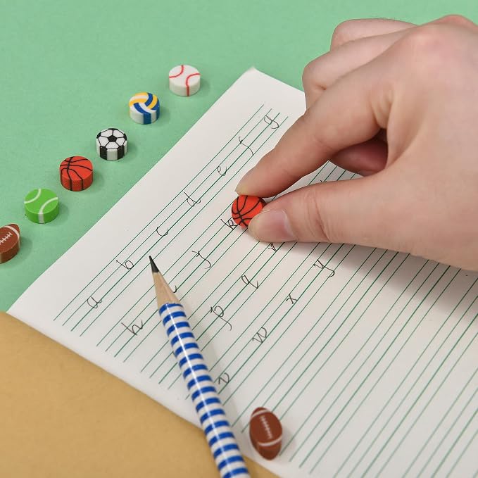 300PCS Mini Cute Pencil Erasers - Image 3