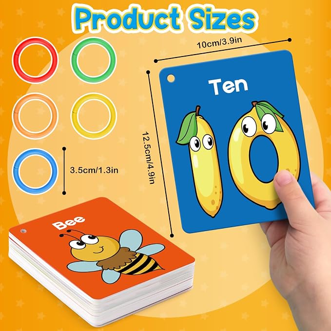 Torlam Toddler Flash Cards Baby Cognitive Flashcards - Image 7