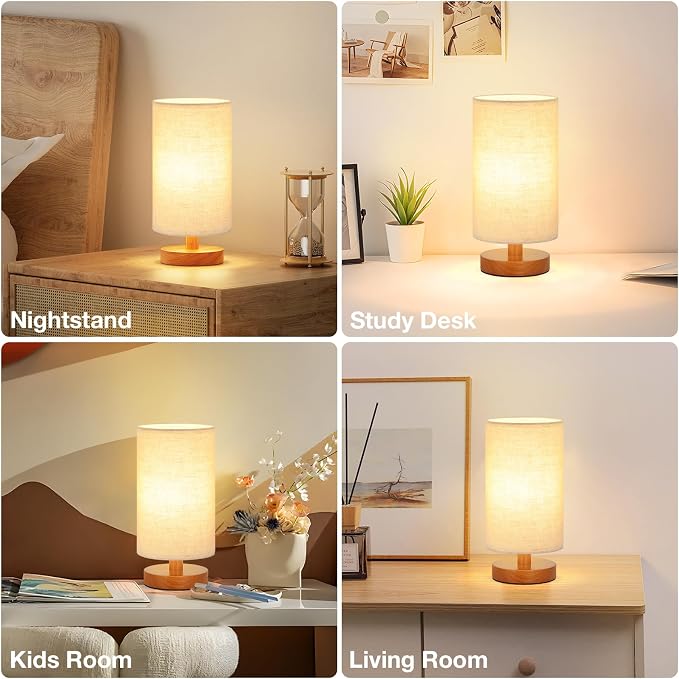 Fenmzee Small Table Lamp for Bedroom - Image 7