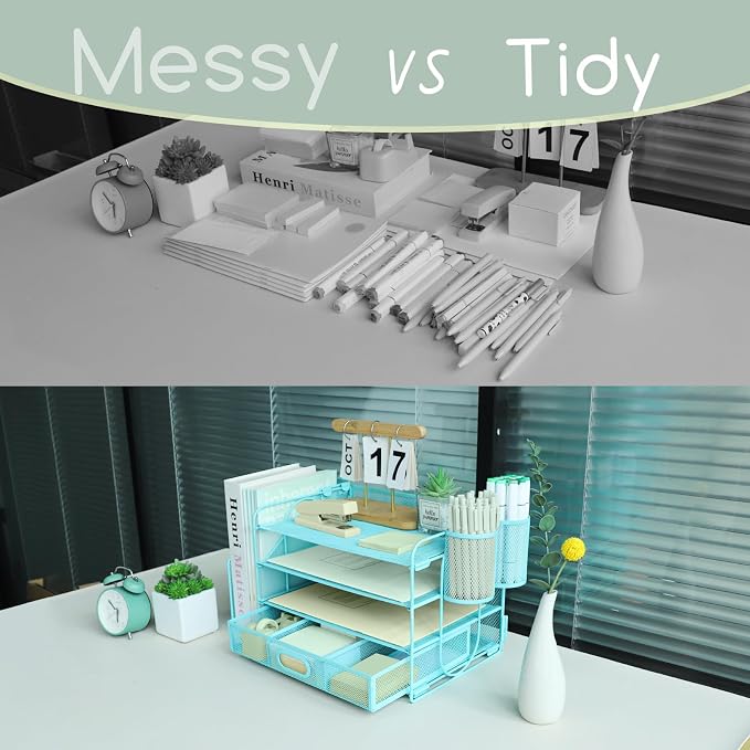 4 Tier Desk File Organiser - Image 5