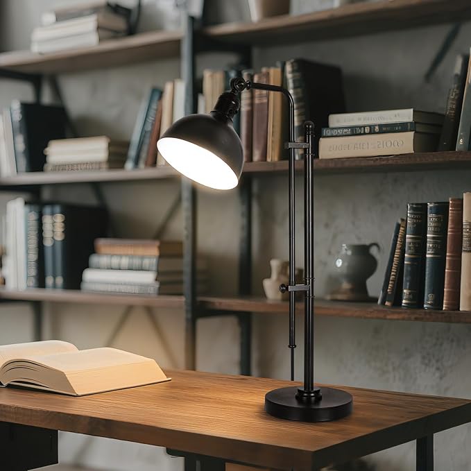 PARTPHONER Industrial Adjustable Desk Lamp - Image 4