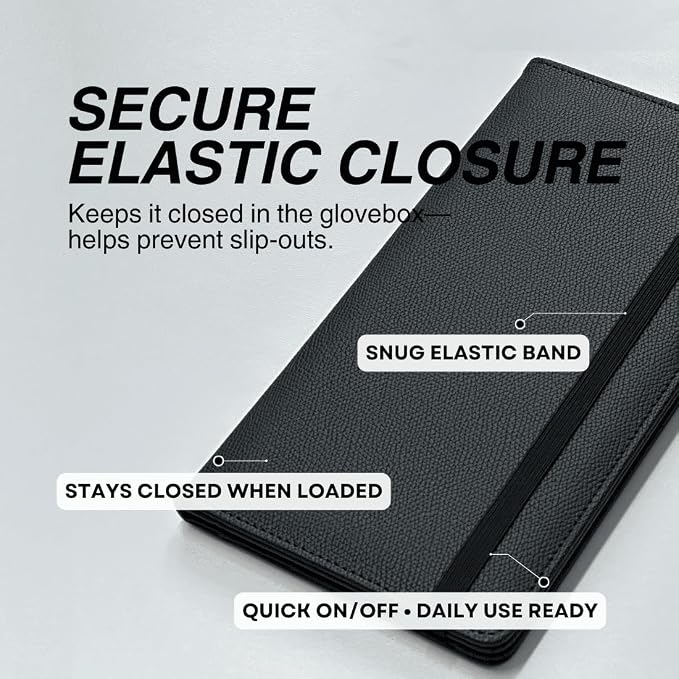 LINTRU 6-Pocket Car Registration & Insurance Card Holder - Image 4