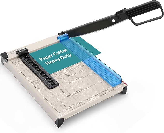 EXTRIC Paper Cutter Heavy Duty 12” Guillotine Papers Trimmer Safety Guard by EXTRIC