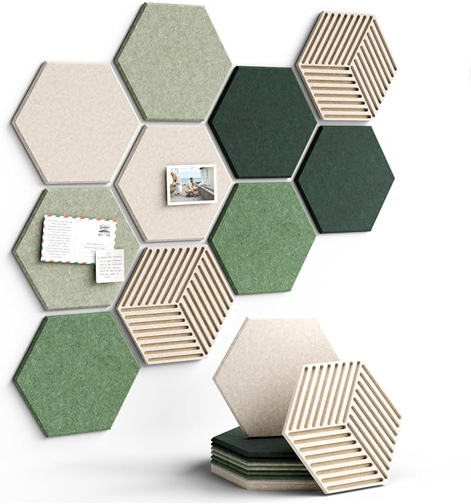 Fluxynara Hexagon Cork Board Alternative by FLUXYNARA