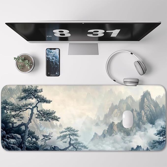 Gaming Mouse Pad, Non-Slip Rubber Base, Enlarged Mouse Pad - Image 2