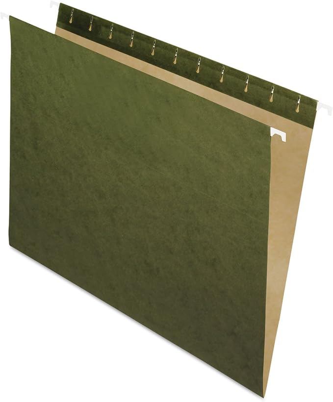 Pendaflex Recycled Hanging Folders, Letter Size, Standard Green, Standard Green by TOPSProducts