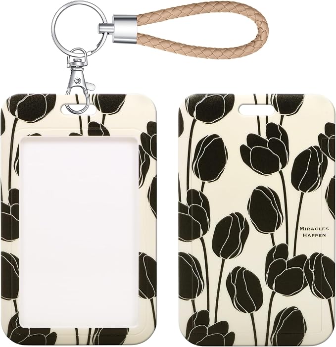 ID Card Badge Holder Key Chain by SHININGEYES