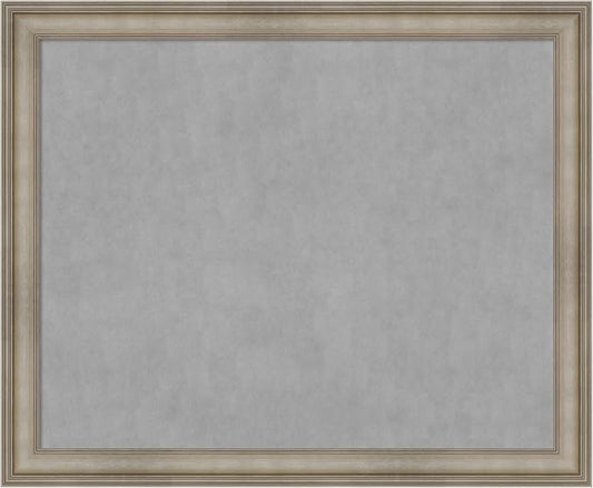 Amanti Art Silver Framed Magnetic Board 37x45 X-Large Vision Board by AmantiArt