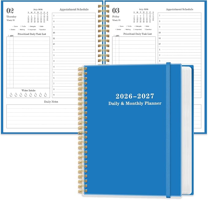 Daily Planner 2026-2027 by Qzyoneei