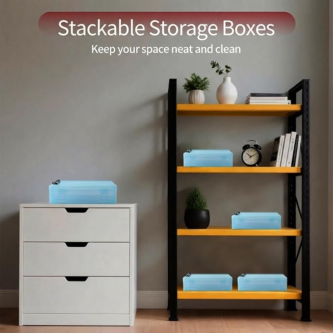Letter Size Clipboard with Storage 8.5 * 11, Plastic Clear Blue Clipboard File - Image 5