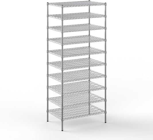 Regal Altair 24" Deep x 36" Wide x 86" Height Wire Shelving Kit | 10-Tier | NSF by Regal+Altair