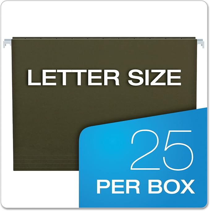 Pendaflex Recycled Hanging Folders, Letter Size, Standard Green, Standard Green - Image 6