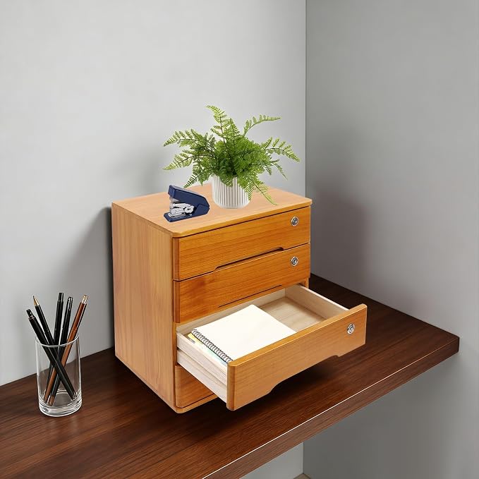 Wooden Desktop Storage Box - Image 6
