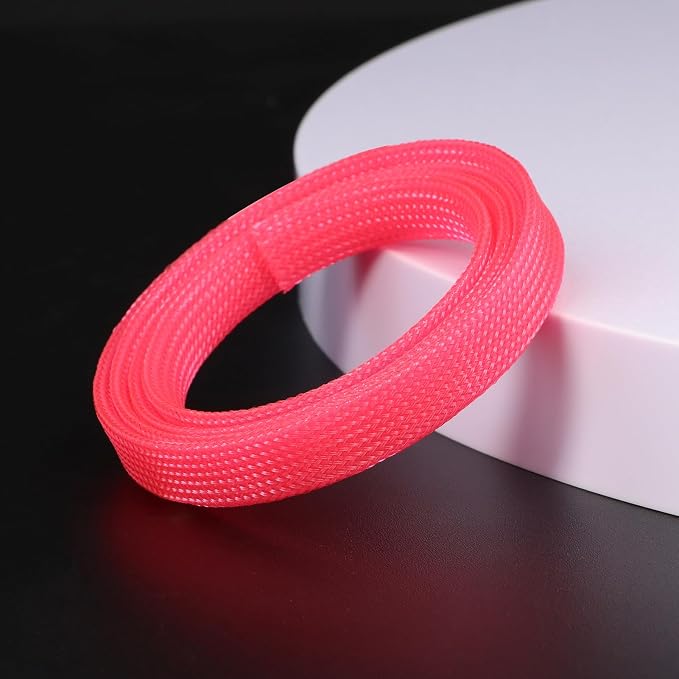 25ft PET Expandable Braided Cable Sleeve 1/4inch Pet Braided Cable Sleeve - Image 3