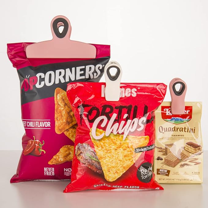 Chip Clips, Bag Clips, Magnetic Bread Food Package - Image 5