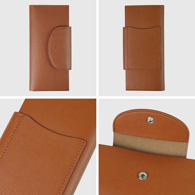 carrotez All-in-One Long Bifold 2-Tier PU Leather Wallet - Image 8