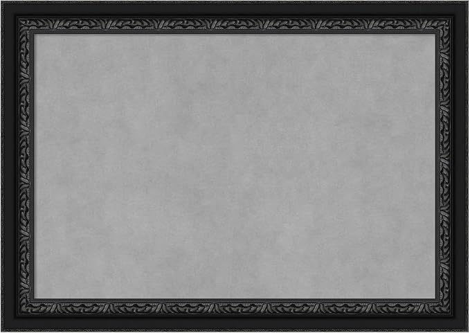 Amanti Art Black Framed Magnetic Board 20x28 Medium Vision Board by AmantiArt