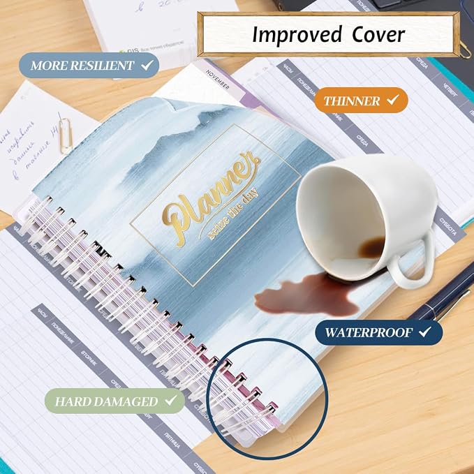 Planner 2026-2027, 18 Months Large Academic Daily Weekly Monthly Planner - Image 7