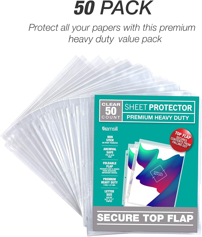 SAMSILL Secure TOP Sheet Protector Family - Image 9