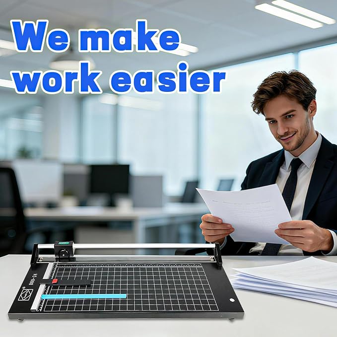 24 Inch Manual Precision Rotary Paper Trimmer, Rotary Paper Cutter Trimmer - Image 7