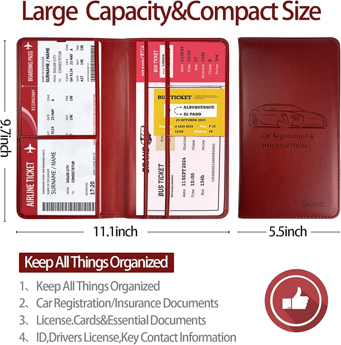 Car Registration and Insurance Card Holder - Image 3