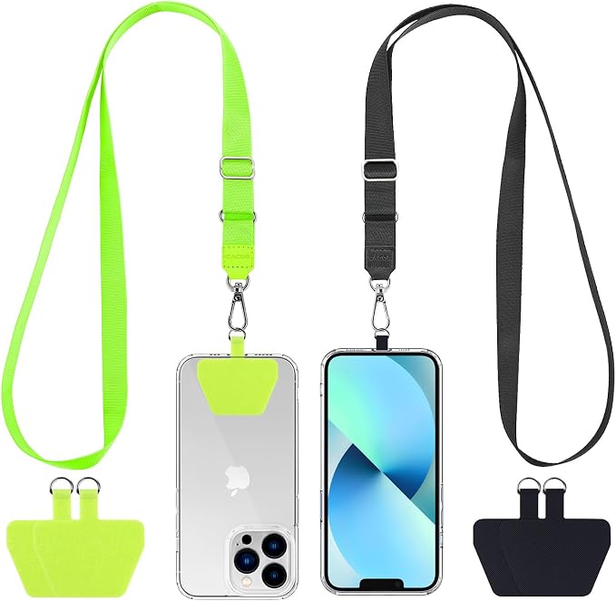 CACOE Phone Lanyard 2 Pcs Adjustable Neck Strap, Universal Crossbody by CACOE