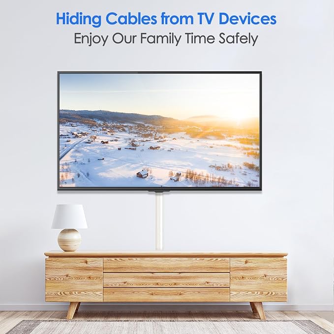 Yecaye 125in Cord Hider, Large Cord Covers - Image 6