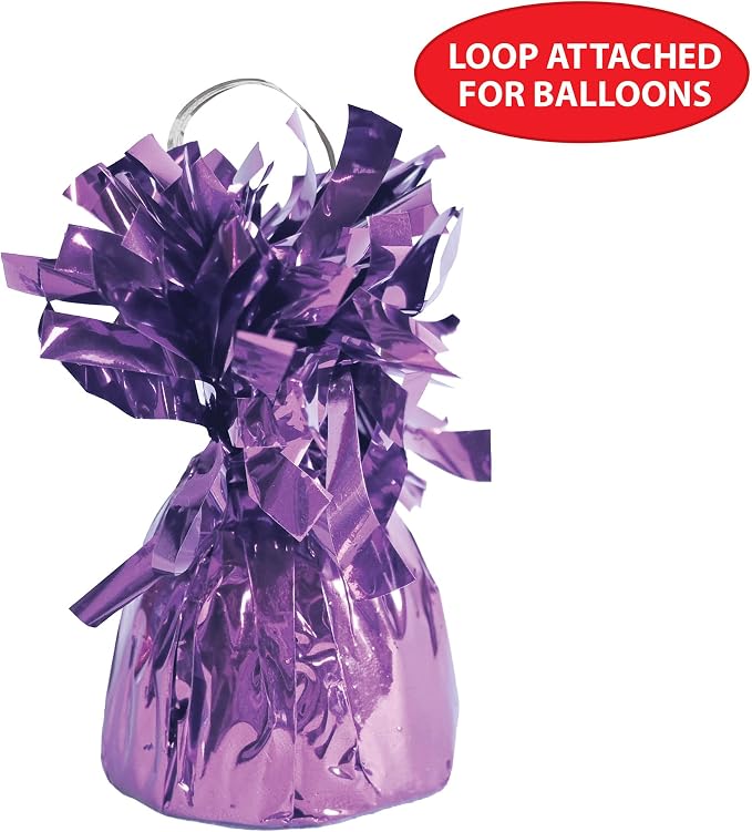 Beistle Metallic Wrapped Balloon Weight – 12 Pack, Party Decoration Accessories - Image 6