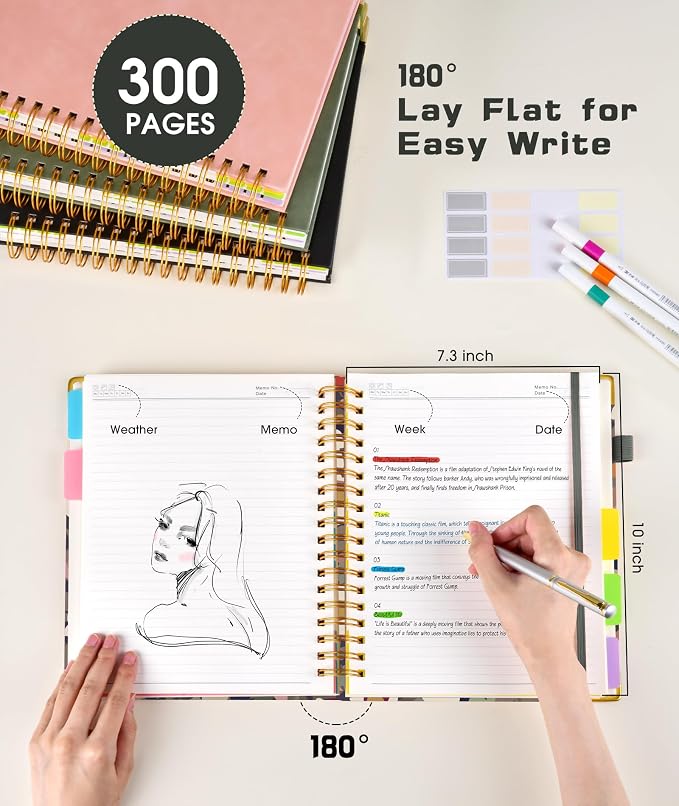 Hardcover Spiral Notebook Journal - Image 3