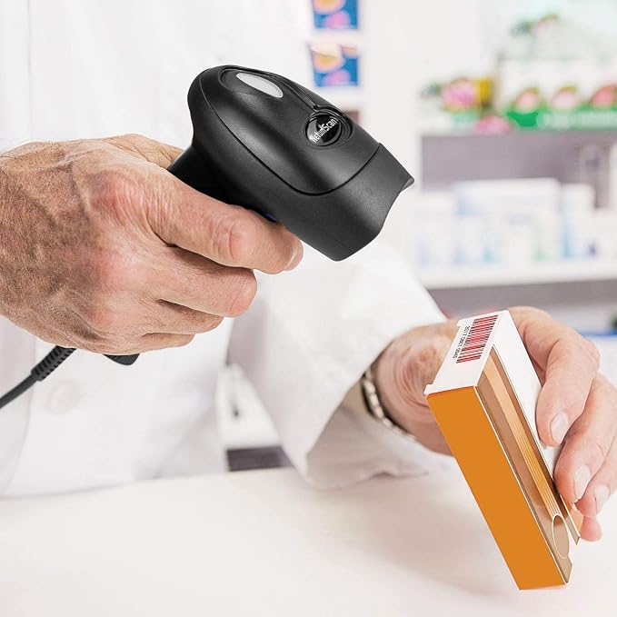 Handheld USB QR Barcode Scanner, NetumScan Wired Automatic 1D 2D Image Bar Code - Image 7