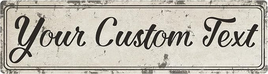 The Sign Shoppe Rustic Custom Metal Sign by TheSignShoppe