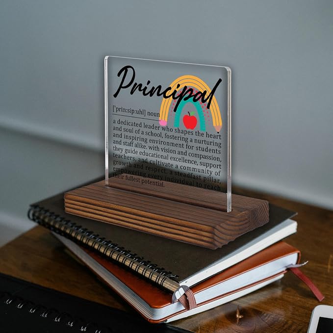 Principal Gifts, Inspirational Thank You Desk Sign - Image 2