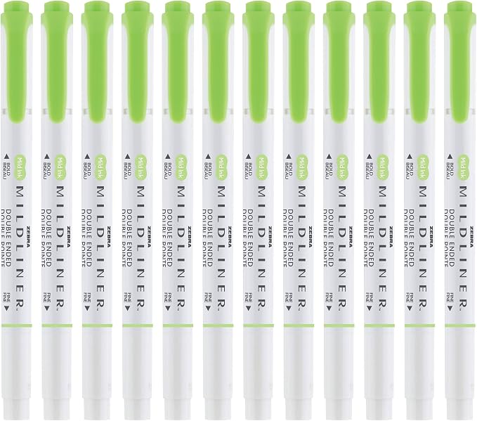 Zebra Pen Mildliner Dual-Tip Highlighters, Broad and Fine Tips, No Bleed - Image 3
