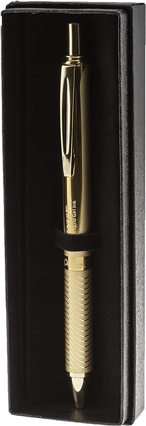 Pentel EnerGel Alloy Retractable Gel Pen, Includes Gif Box - Image 2